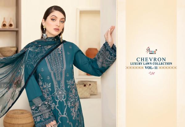 Shree Chevron Luxury Lawn Collection 11 Pakistani Suits Collection